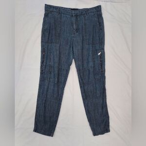 Vince Blue Ankle Cropped Pants
